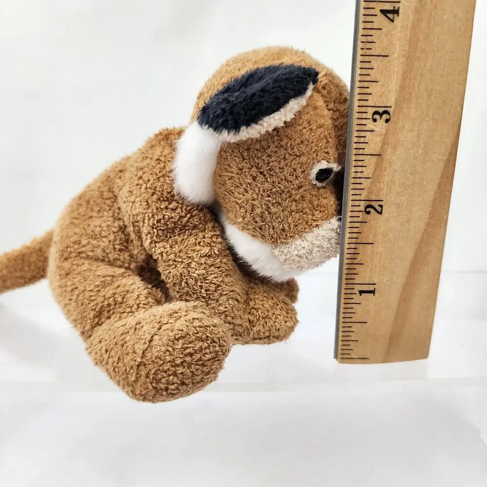 Russ Luv Pets Avonna Chamois Sitting Tan Lion Cub Bean Plush Stuffed 5” NWTs